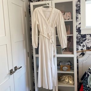 Brand new MAXI dress, beautiful crisp white